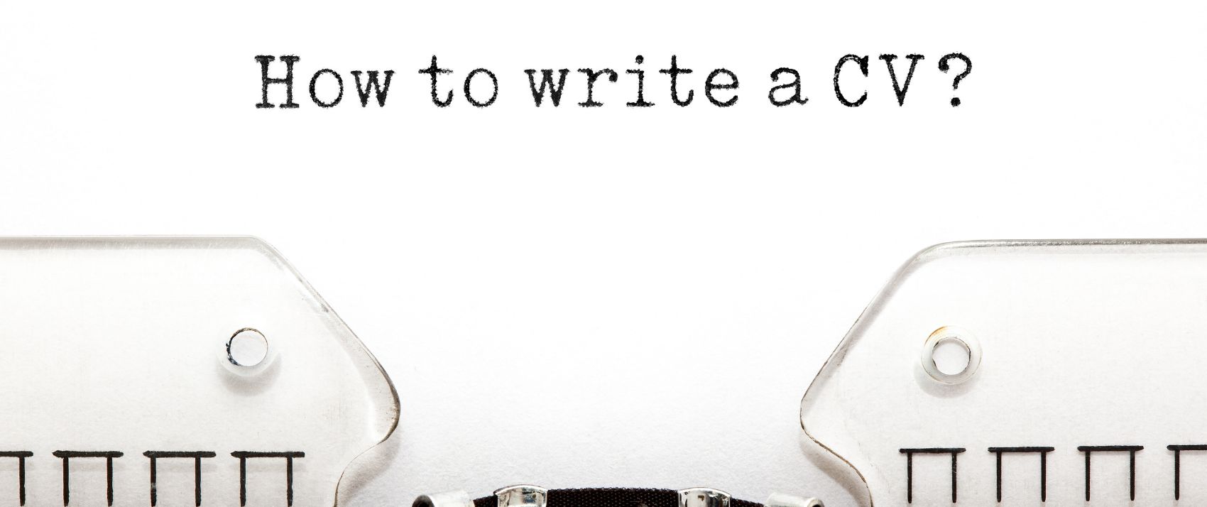 how to write a CV in South Africa 